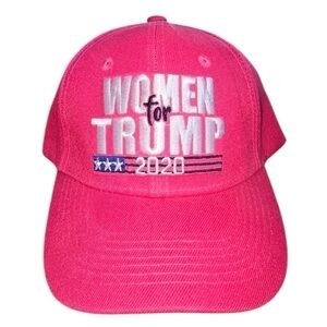 Women for Trump 2020 Adjustable Dad Hat Neon Hot Pink Vote President Election